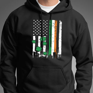 GeckoCustom Irish American Flag Custom Shirt