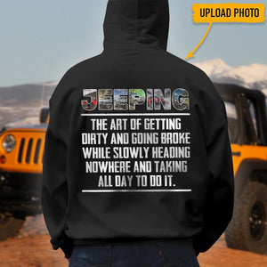 GeckoCustom Jeeping Upload Photo Back Car Shirt N304 HN590