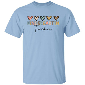 GeckoCustom Kindergarten Teacher Shirt H429 Basic Tee / Light Blue / S