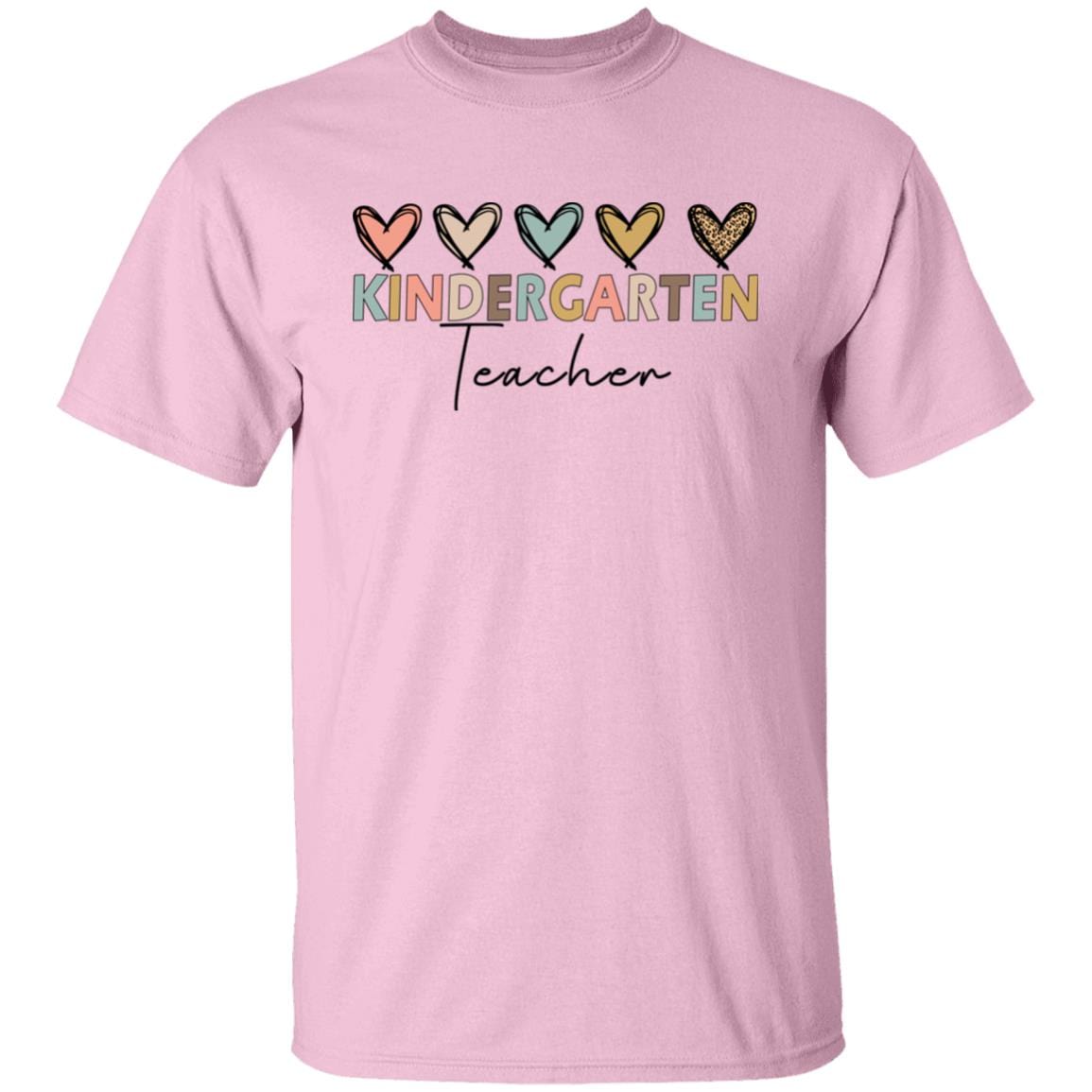 GeckoCustom Kindergarten Teacher Shirt H429 Basic Tee / Light Pink / S