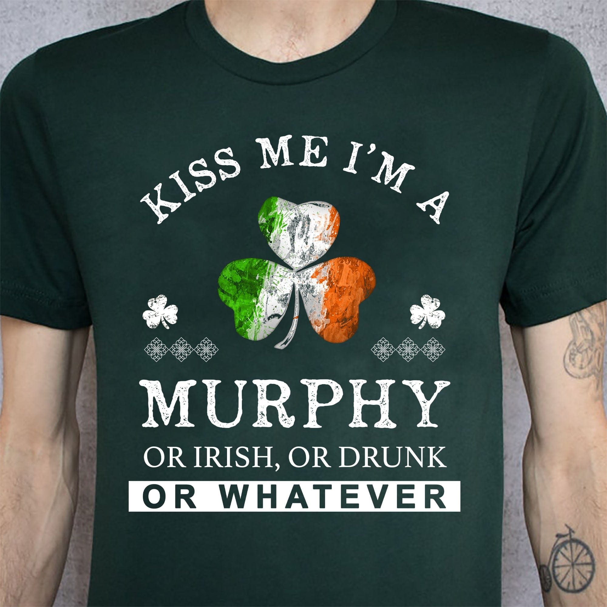 GeckoCustom Kiss Me I'm A Irish Custom Shirt C164 Unisex T Shirt / Irish Green / S