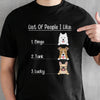 GeckoCustom List Of People Personalized Custom Dog Shirt C289