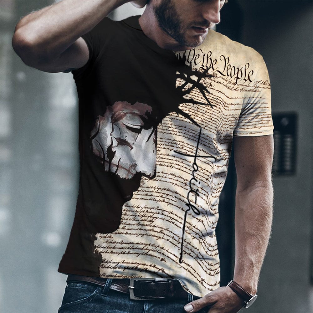 GeckoCustom Love of God, We the people Shirt, HN590