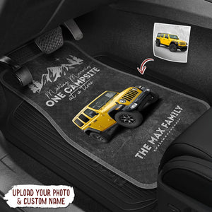 GeckoCustom Making memories On Campsite At A TimeCar mats, Upload photo car, HN590