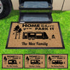 GeckoCustom Making Memories One Campsite Outdoor Doormat For Camper, RV Camping Gift, HN590