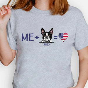 GeckoCustom Me And My Dog Personalized Custom Dog Bright Shirt C383