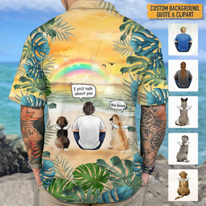 GeckoCustom Memorial hawaiian men shirt, Personalized Gift for Dog Lovers N369 HN590