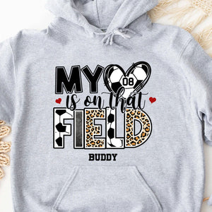 GeckoCustom My Heart Is On That Field Shirt Personalized Custom Soccer Shirt H534