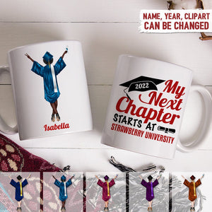 GeckoCustom My Next Chapter Start Graduation Mug, HN590