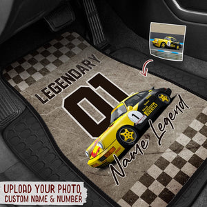 GeckoCustom Nascar Legendary Car Mats, Upload Photo Car, HN590