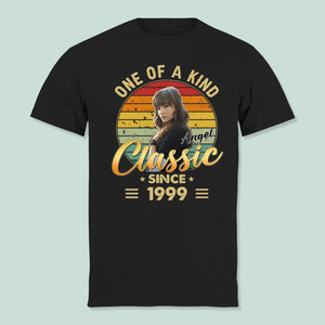 GeckoCustom One Of A Kind Classic Upload Photo Birthday Shirt