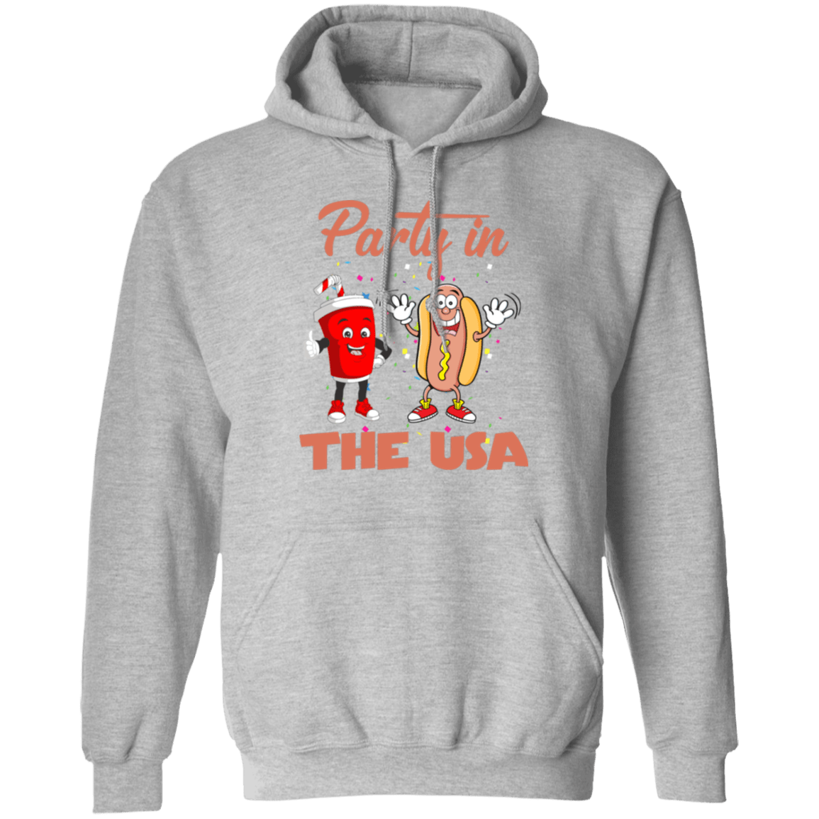 GeckoCustom Party in the USA Fourth of July Shirt H403