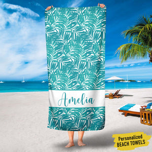 GeckoCustom Personalized Beach Towels, Best Beach Towels, Tropical Beach Towels