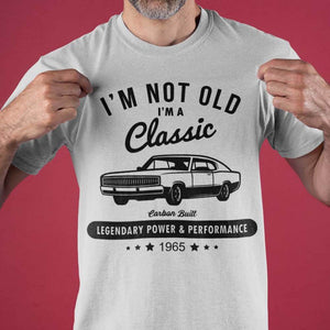 GeckoCustom Personalized Birthday Shirt, Not Old Classic Car Birthday Shirt