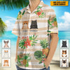 GeckoCustom Personalized Cat Clipart Hawaiian Shirt, HN590