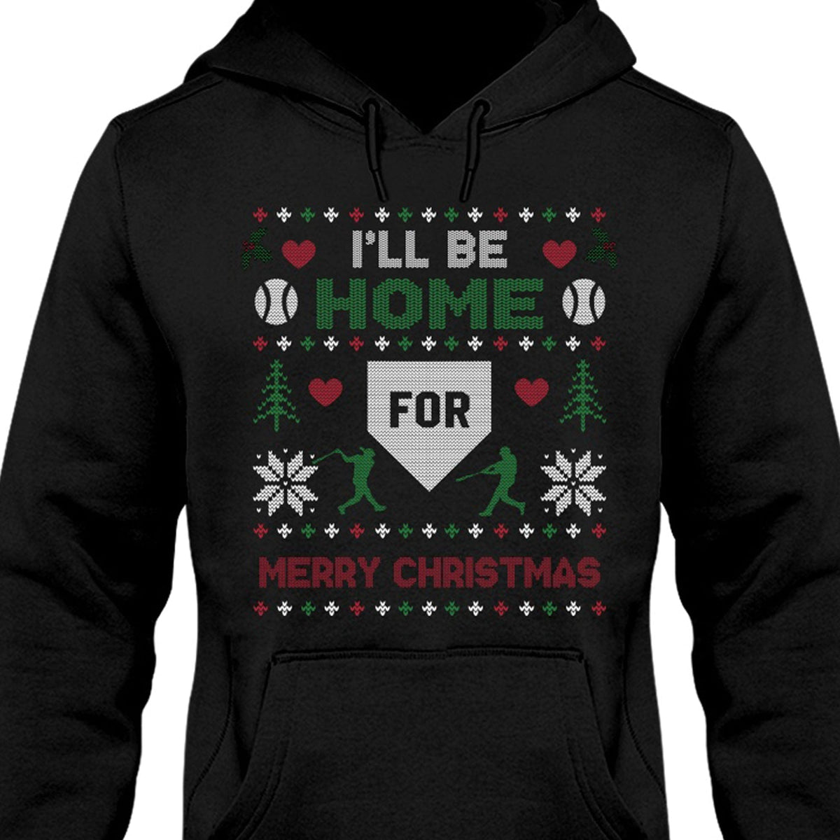 GeckoCustom Personalized Custom Be Home Baseball Ugly Christmas Sweatshirt H536