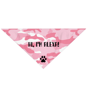 GeckoCustom Personalized Custom Dog Bandana, Custom Text, Dog Lover Gift