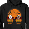 GeckoCustom Personalized Custom Frontside Shirt, Halloween Ideas, Gift For Dog Lovers C459 Pullover Hoodie / Black Colour / S