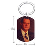 GeckoCustom Personalized Custom Keychain, Gift For Dad, A Piece Of My Heart Is In Heaven
