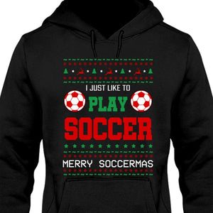 GeckoCustom Personalized Custom Soccer Ugly Christmas Sweater H541v2