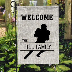 GeckoCustom Personalized Custom Sport Garden Flag, Welcome To The Sport Players House, Sport Gift 12"x18"