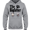 GeckoCustom Personalized Custom T Shirt, Dog Lover Gift, Fathers Day Gift, The Dog Father Pullover Hoodie / Sport Grey Colour / S