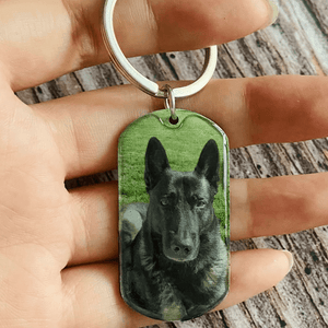 GeckoCustom Personalized Custom Text Photo Keychain, Upload Photo Keychain Gift Ideas