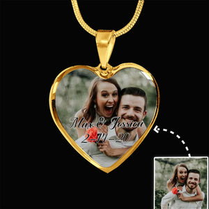 GeckoCustom Personalized Heart Necklace