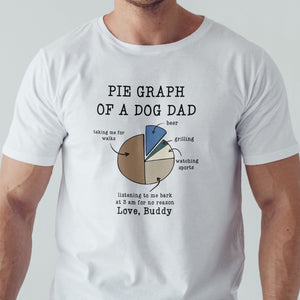 GeckoCustom Pie Graph Of A Dog Dad Custom Shirt H230