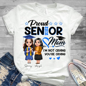 GeckoCustom Proud of senior Mom Chibi Graduation Shirt HN590