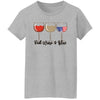 GeckoCustom Red Wine & Blue 4th of July Ladies Shirt H398 Women T-Shirt / Sport Grey / S