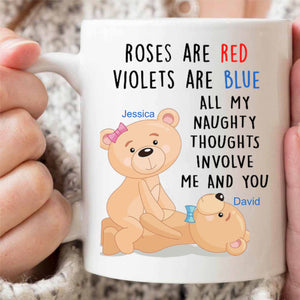 GeckoCustom Roses Are Red Violets Are Blue Custom Mug 11oz