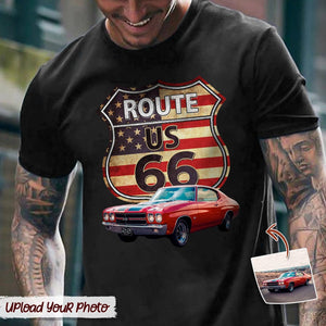 GeckoCustom Route US 66 Car Shirt N304 HN590