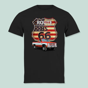 GeckoCustom Route US 66 Car Shirt N304 HN590