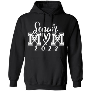 GeckoCustom Senior Mom 2022 Graduation Family Shirt Pullover Hoodie / Black / S