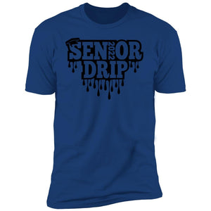 GeckoCustom Seniordrip Premium Tee / Royal / X-Small