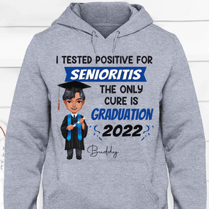 GeckoCustom Senioritis graduation 2022 Chibi Graduation Shirt HN590