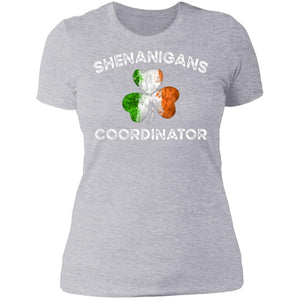 GeckoCustom Shenanigans Coordinator Women Tee / Heather Grey / X-Small