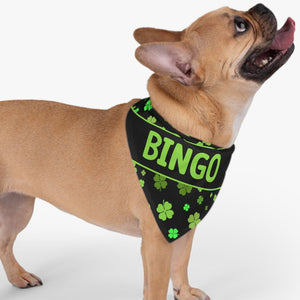 GeckoCustom St. Patrick's Day Custom Name Bandana Personalized Dog Cat Pet Bandana C618V2