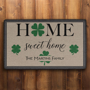 GeckoCustom St. Patrick's Day Personalized Doormats T104