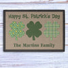 GeckoCustom St. Patrick's Day Personalized Doormats T107 24x16 inch - 60x40 cm