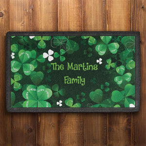 GeckoCustom St. Patrick's Day Personalized Doormats T110