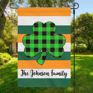 GeckoCustom St Patricks Day Custom Garden Flag H139 12"x18"