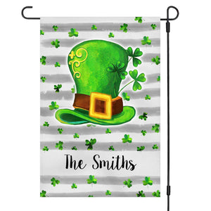 GeckoCustom St.Patricks Day Custom Garden Flag H57 12"x18"