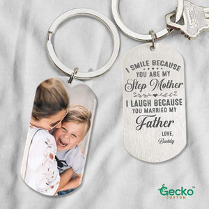 GeckoCustom Step Mother Metal Keychain HN590