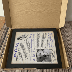 GeckoCustom That Old Dog Wasn't Your Idea Of A Pet Memorial Dog Picture Frame 8"x10"