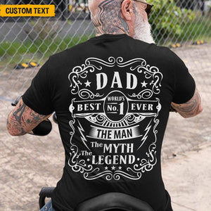 GeckoCustom The Man The Myth The Legend Back Family Shirt N304 HN590