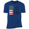 GeckoCustom There Ain't No Doubt I Love This Land H361 Premium Tee / Royal / S