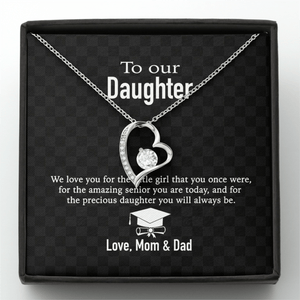 GeckoCustom To Our Daughter Love Mom & Dad Personalized Necklace