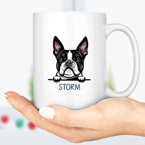 GeckoCustom To The Best Dog Dad Personalized Custom Dog Dad Mug C357